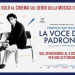 “Franco Battiato – La Voce del Padrone”, il film evento al Cinema Augustus