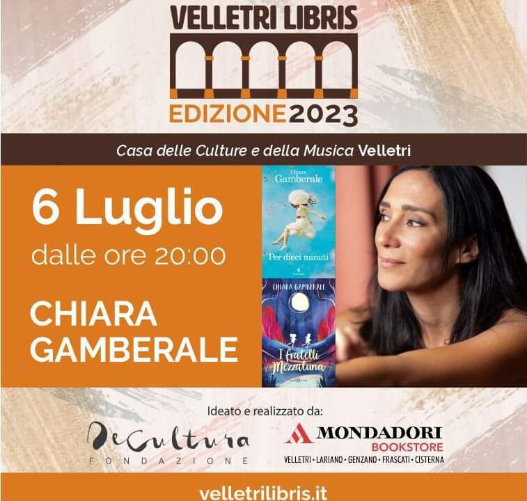 Chiara Gamberale a Velletri LIbris