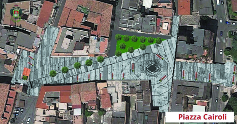Piazza Cairoli sarà ridisegnata con una vasta area pedonale e verde