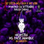 L'Orchestra del Paese Immobile chiuderà la Festa dell'Uva e dei Vini 2023 di Velletri