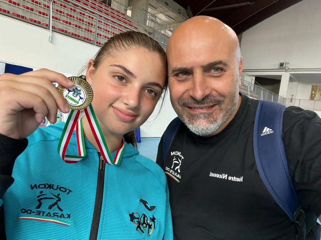 Aurora Sciullo campionessa Regionale con il maestro Nicosanti