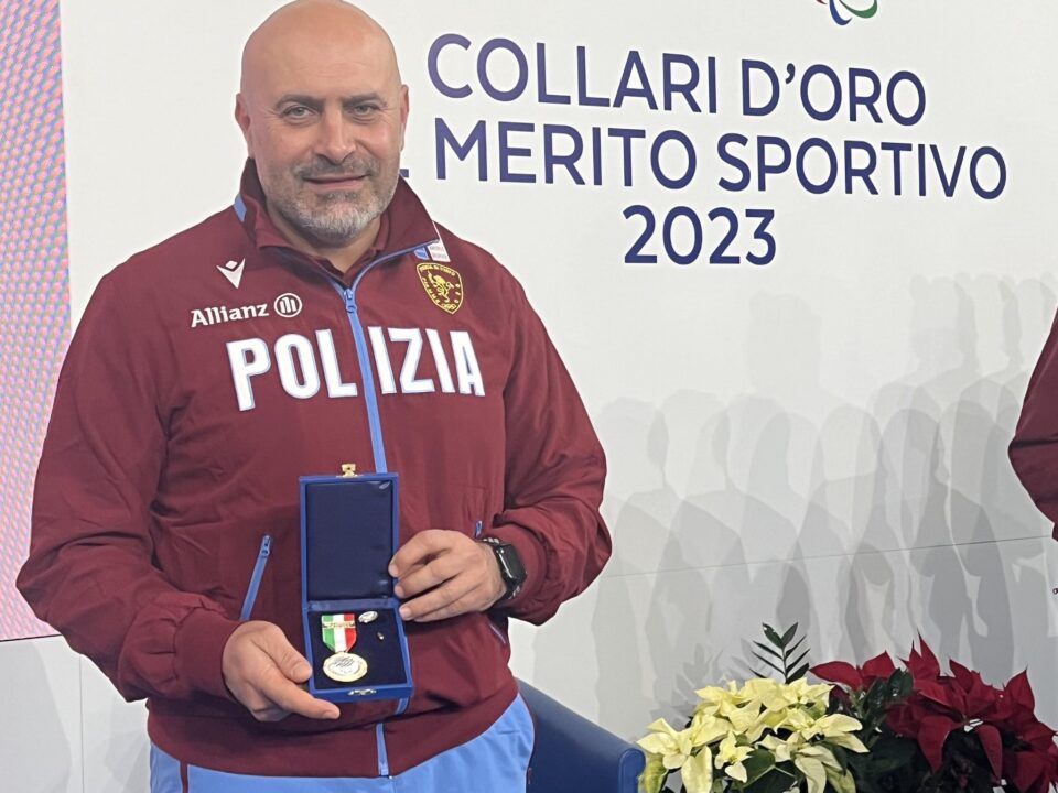 L'ispettore di Polizia Luca Nicosanti riceve la “Palma d’oro al merito tecnico”