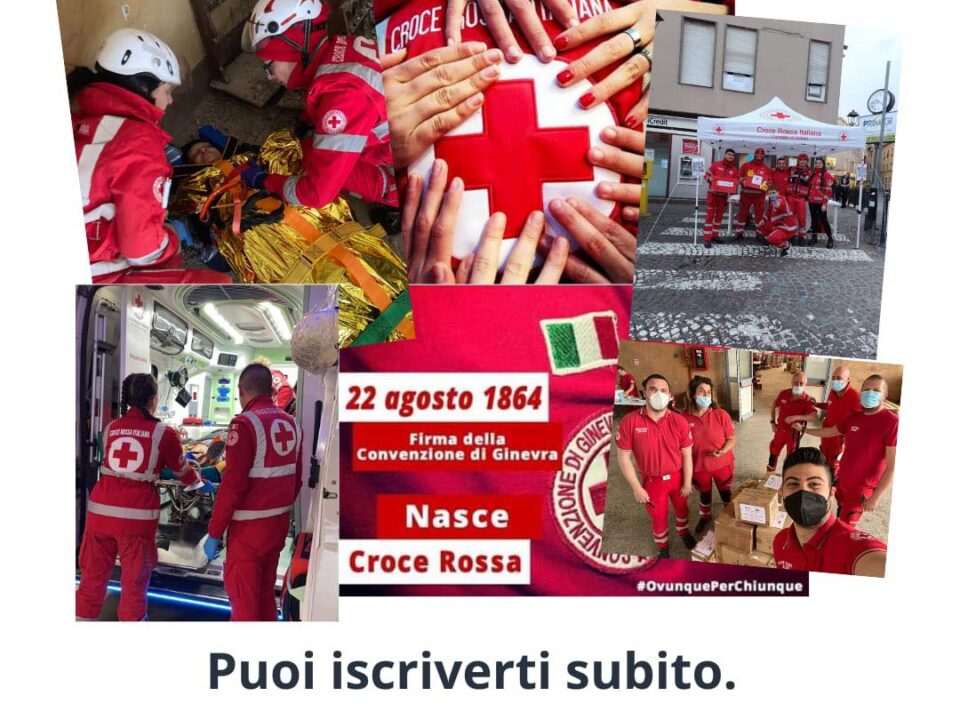Croce Rossa Italiana Velletri aperte le iscrizioni per la formazione di volontari