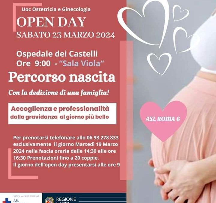 Ospedale dei Castelli, prenotazioni per il prossimo percorso nascita, fissate per il 19 marzo