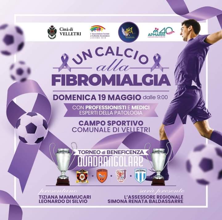“Un Calcio alla Fibromialgia”: torneo di beneficenza al Campo Sportivo di Velletri