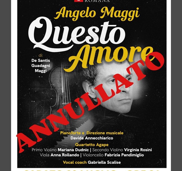 “Calcaldo le scene della nostra storia” annullato lo spettacolo di Angelo Maggi alla Casa delle Culture