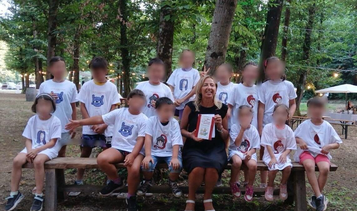 Federica Baruchello con i bambini