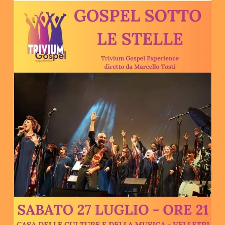 “Gospel sotto le Stelle” con il coro Trivium Gospel Experience alla Casa delle Culture