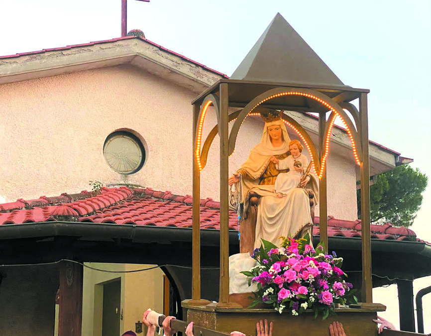 Festa a Pratolungo per Santa Maria del Carmine