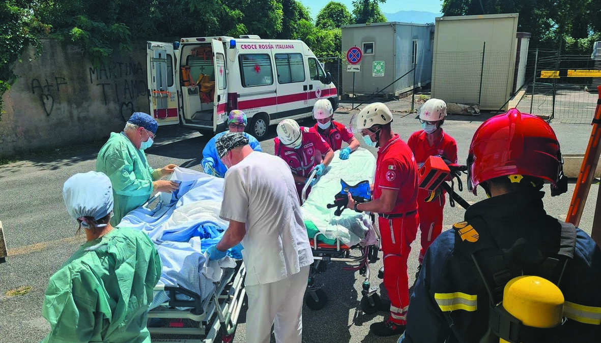 Prove di evacuazione all’Ospedale di Velletri