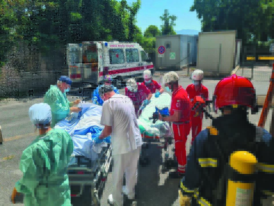 Prove di evacuazione all’Ospedale di Velletri