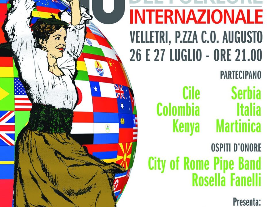 Velletri, Giornate del Folklore Internazionale venerdì 26 luglio inizia la sedicesima edizione