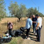 Blitz congiunto in Contrada Lazzaria contro l'abbandono dei rifiuti