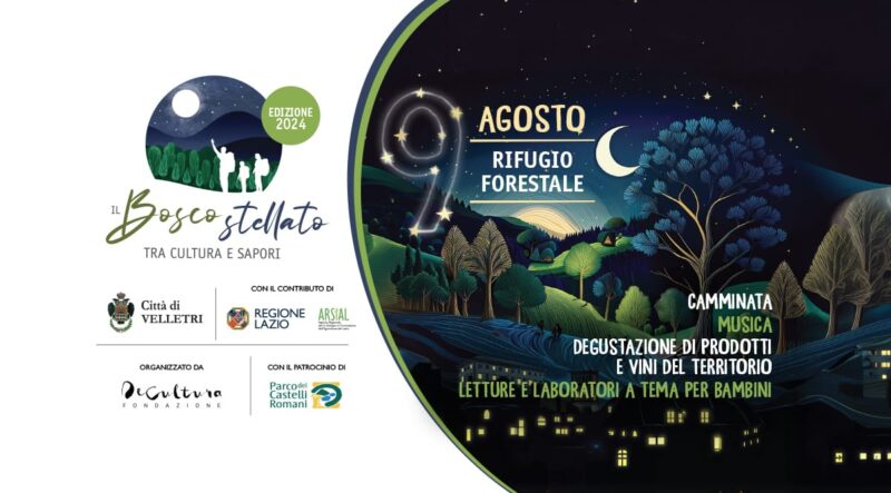 “Il bosco stellato tra cultura e sapori” venerdì 9 agosto un grande evento sul Monte Artemisio