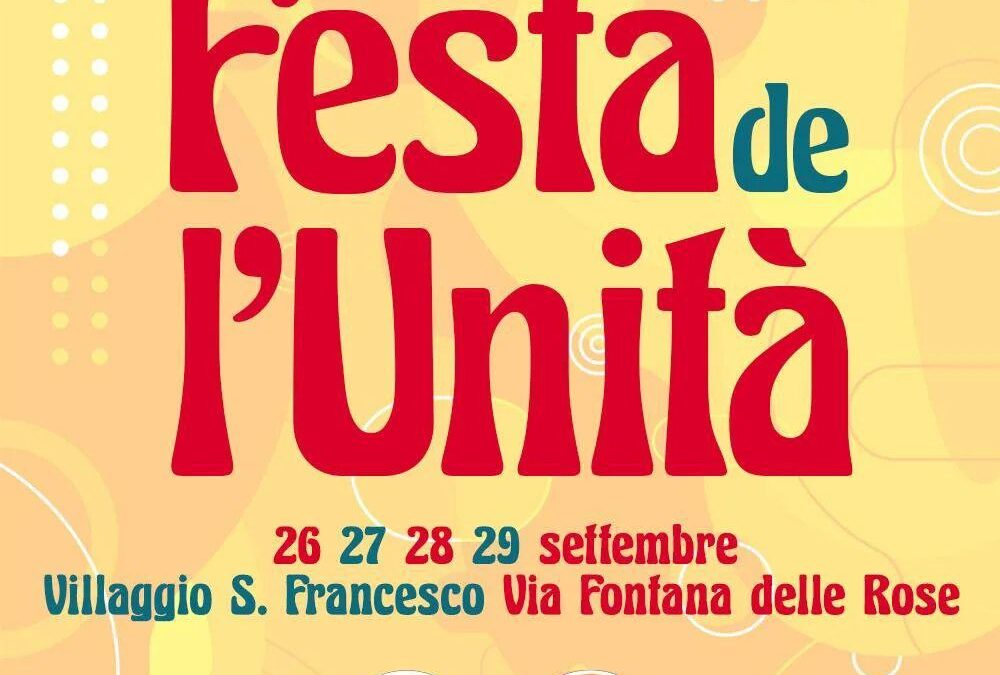 Inizia la Festa dell'Unità di Velletri