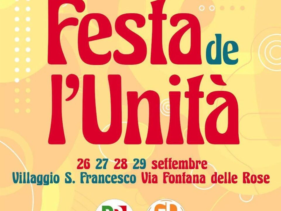 Inizia la Festa dell'Unità di Velletri