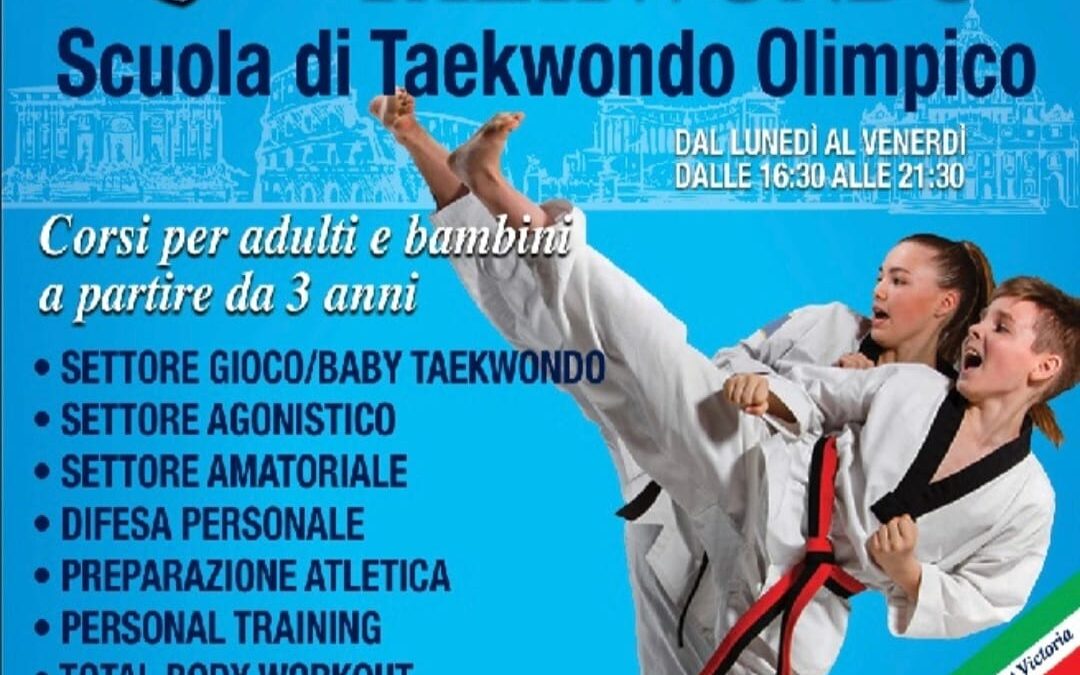 La scuola S.S. Lazio 1900 Taekwondo apre le iscrizioni