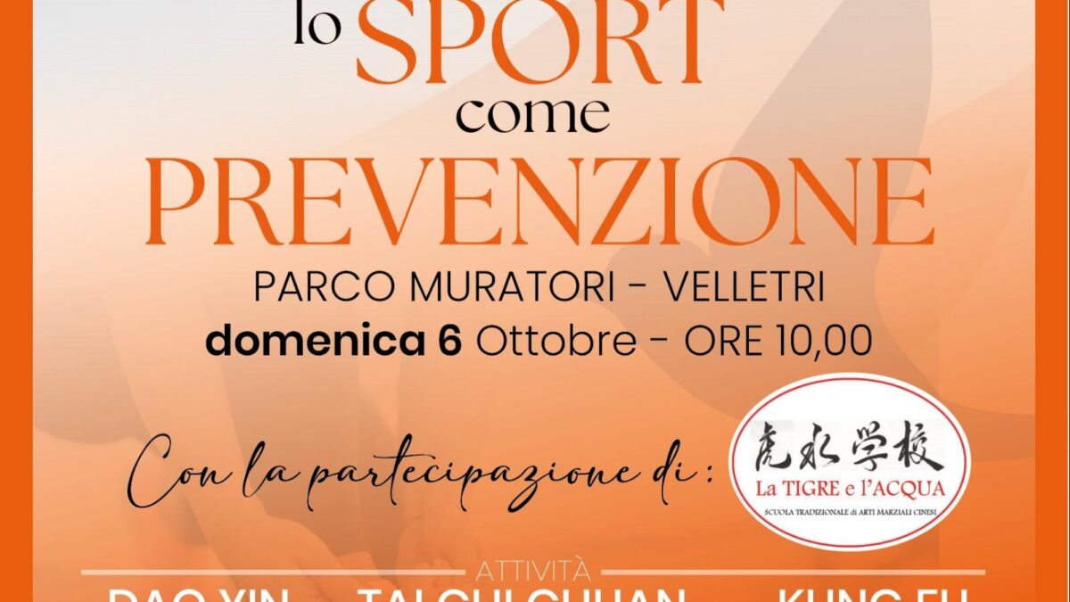 Velletri, Lo Sport come Prevenzione evento di fitness e benessere per Ottobre Rosa.