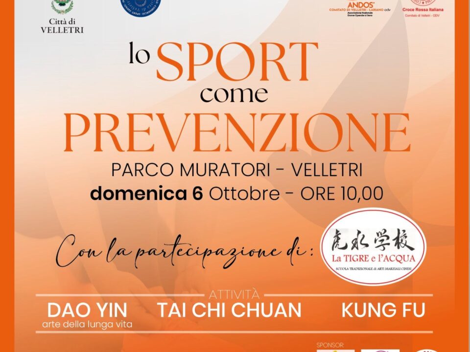 Velletri, Lo Sport come Prevenzione evento di fitness e benessere per Ottobre Rosa.