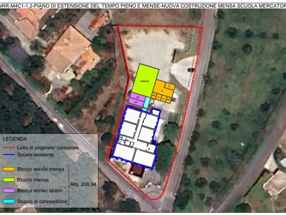 Velletri, PNRR nuove mense presso le scuole Mercatora e Sole Luna.