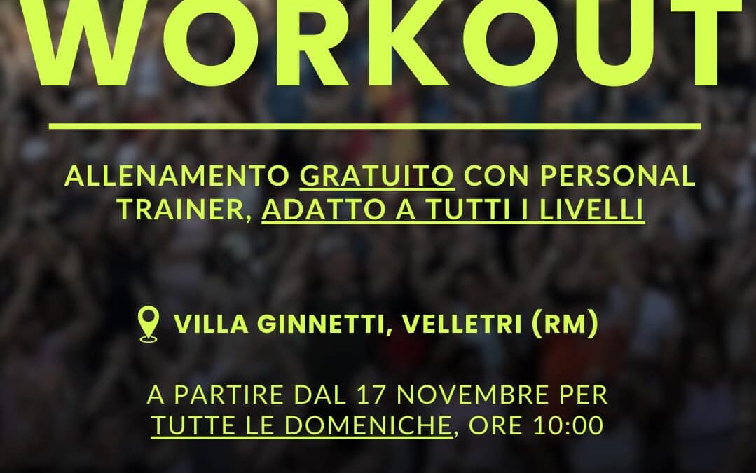 Dal 17 novembre, appuntamento gratuito con il fitness a Villa Ginnetti.