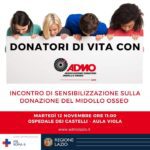 Donatori di vita un incontro con l'ADMO per donare speranza