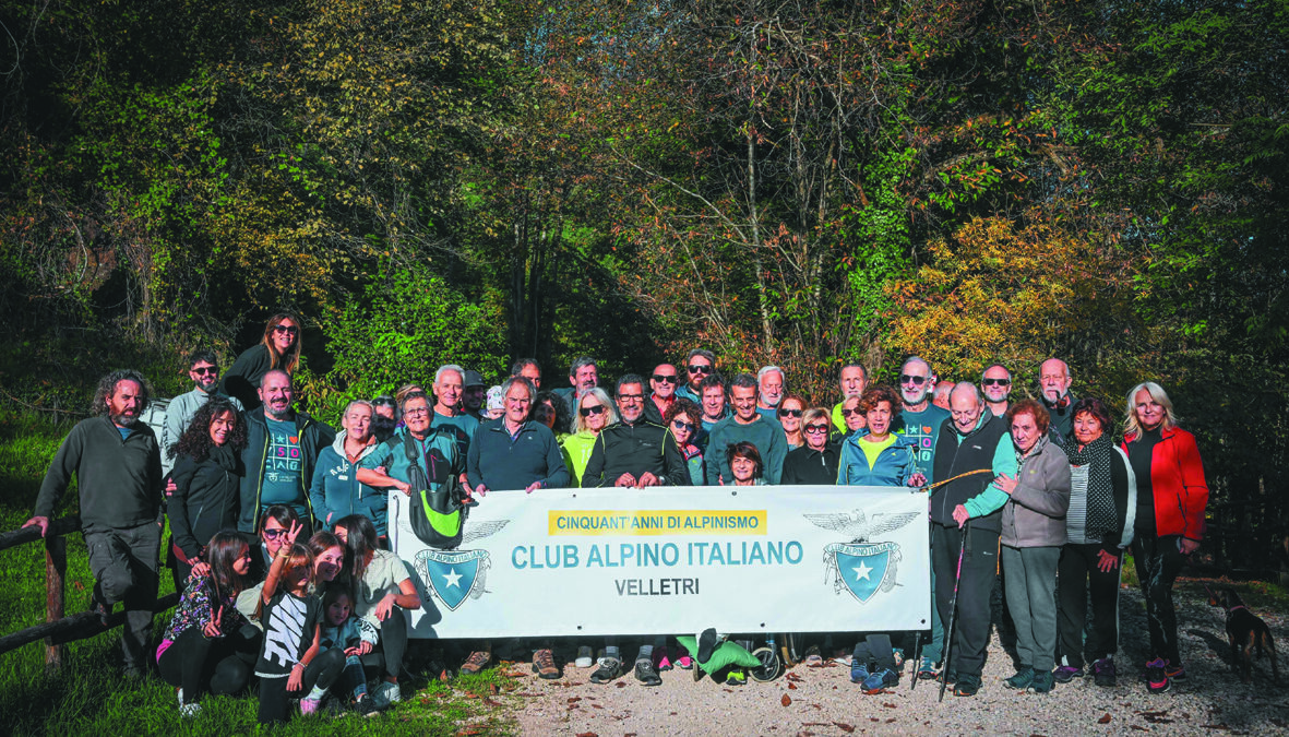 Il Club Alpino Italiano di Velletri  festeggia 50 anni