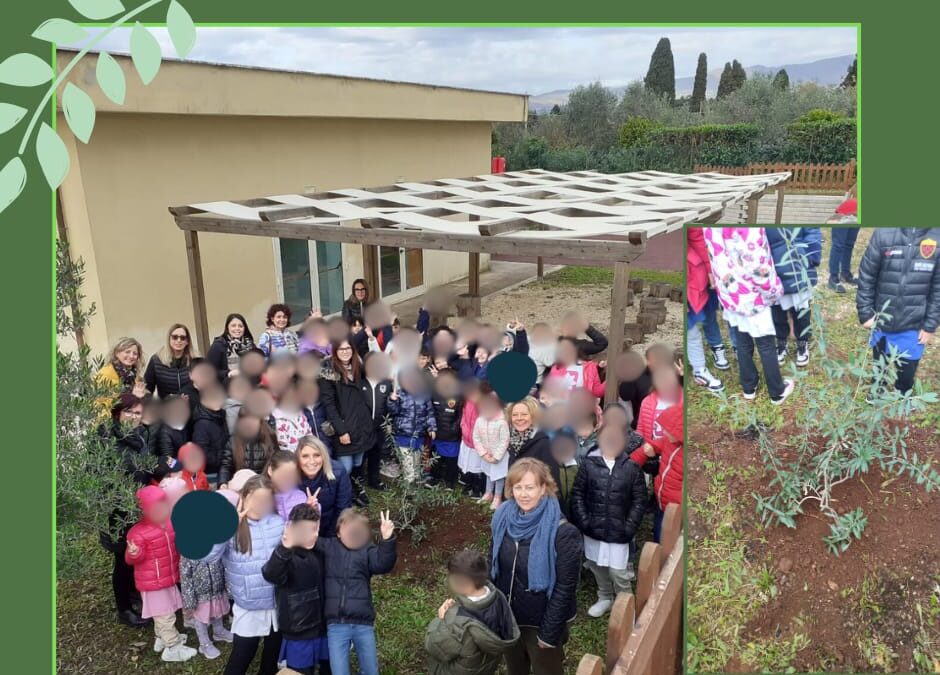 La Green School Pratolungo ha piantato un nuovo ulivo nel suo giardino