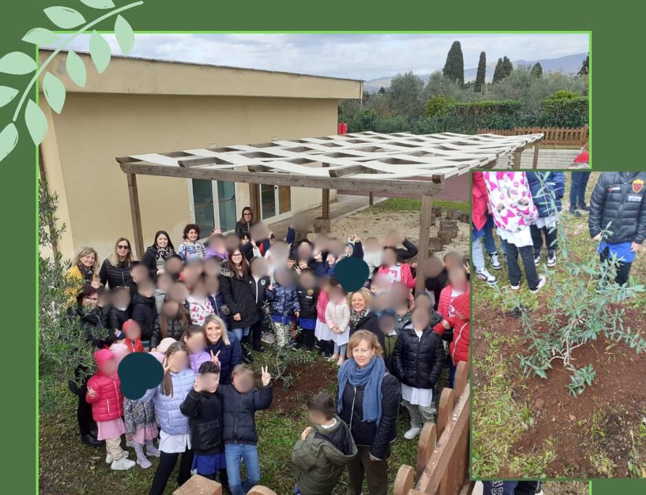 La Green School Pratolungo ha piantato un nuovo ulivo nel suo giardino