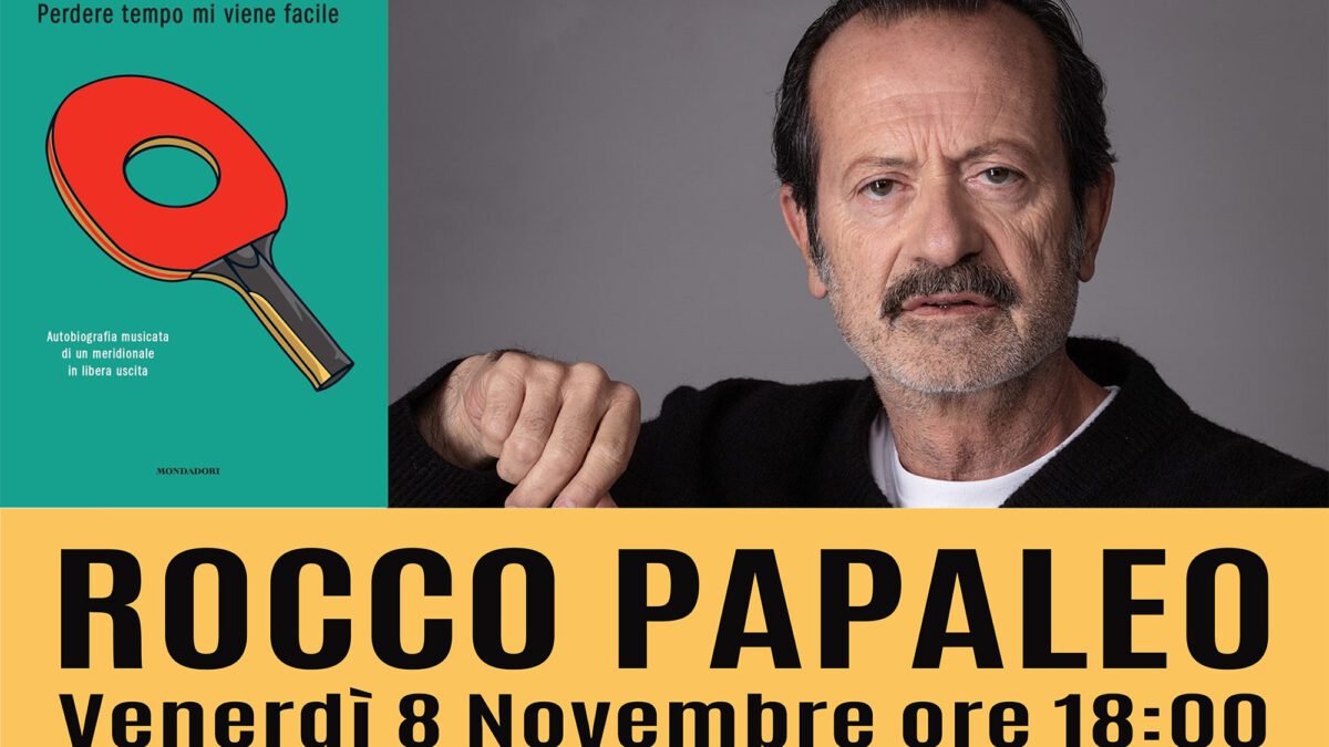 Rocco Papaleo presenterà il suo libro alla Casa delle Culture.