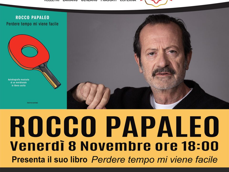 Rocco Papaleo presenterà il suo libro alla Casa delle Culture.