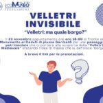 Velletri Invisibile: "Velletri: ma quale borgo?", il prossimo evento dell'Ecomuseo