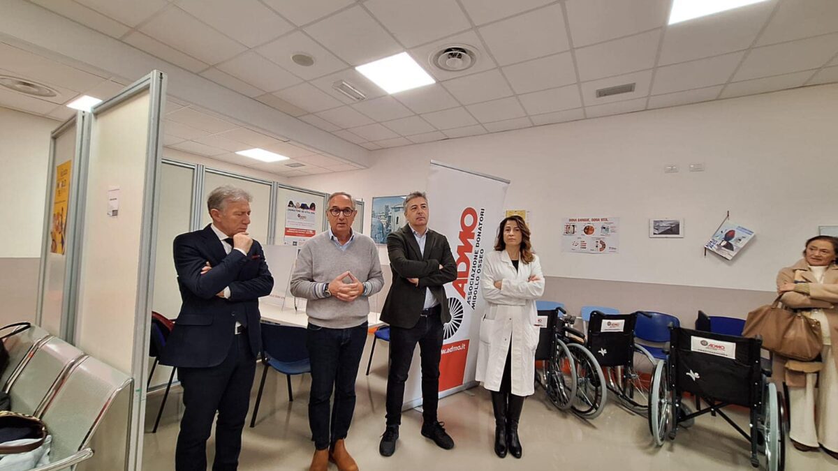 All’Ospedale dei Castelli è stato inaugurato il Polo di Reclutamento Donatori di Midollo Osseo