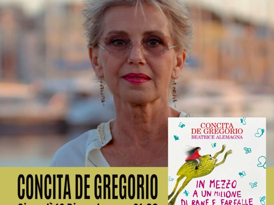 Concita De Gregorio presenta il libro In mezzo a un milione di rane e farfalle al Teatro Artemisio