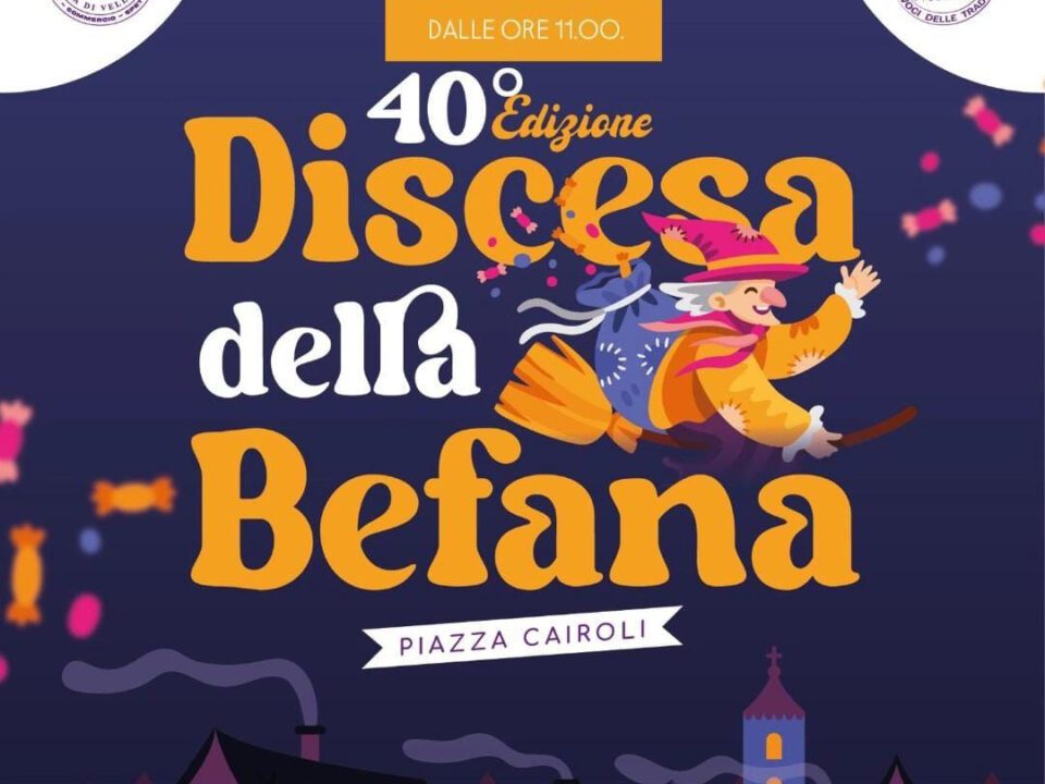 40^ Discesa della Befana a piazza Cairoli