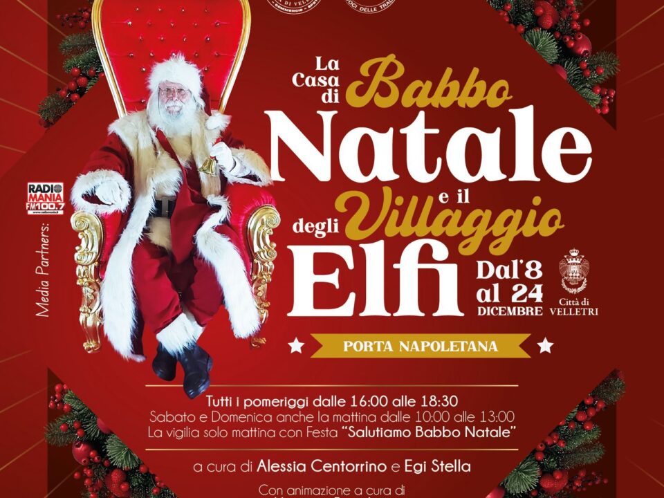 Il Natale a Velletri s’accende domenica 8 dicembre