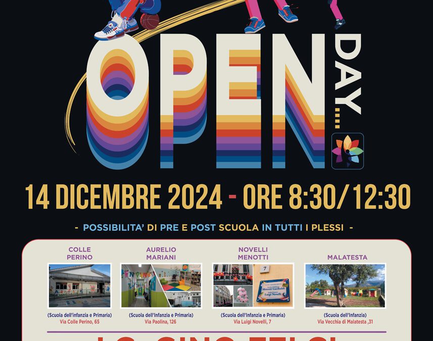 Sabato 14 dicembre: Open day all'Istituto “Gino Felci”