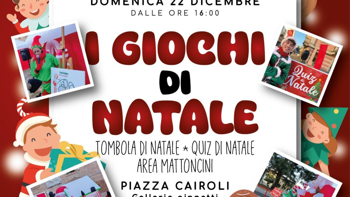 Tombola di Natale in piazza Cairoli.