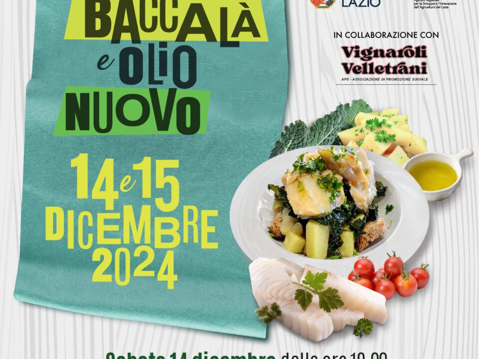 Velletri Sagra della Zuppa dei cavoletti e baccalà. Sabato 14 e domenica 15 dicembre al Mercato coperto