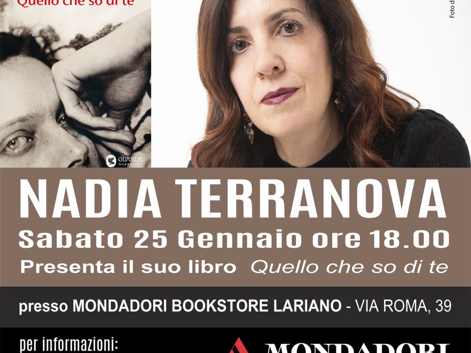 Lariano, Nadia Terranova presenta il suo nuovo libro alla Mondadori Bookstore