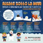 Risate sotto la neve letture elaboratori per bambini, alla Mondadori di Velletri