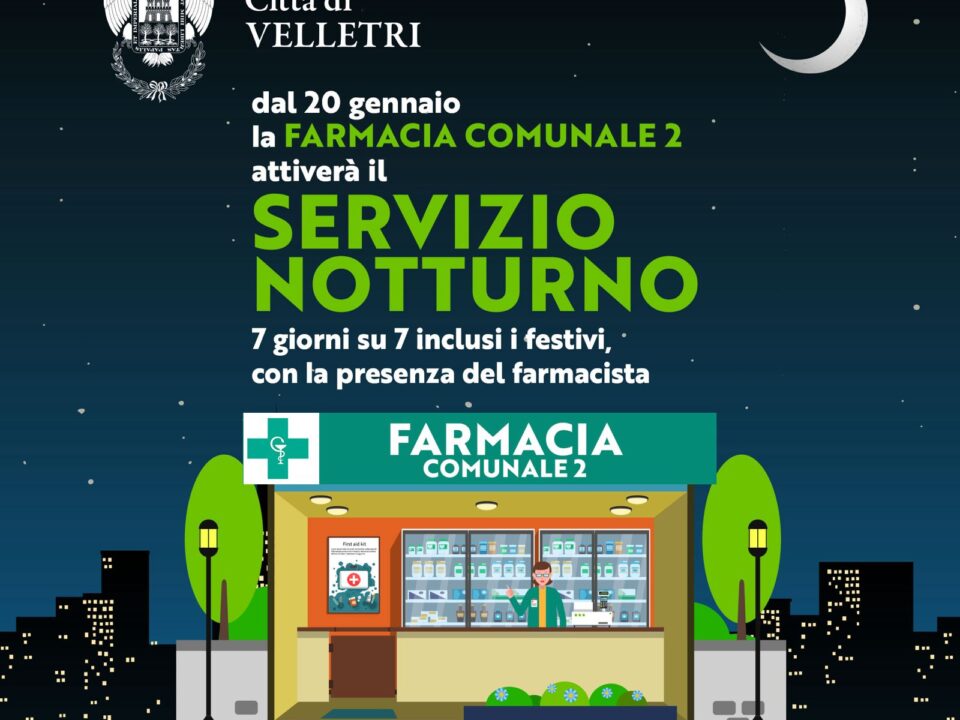 Velletri inaugurazione del servizio notturno della farmacia comunale n. 2 in via Ugo La Malfa